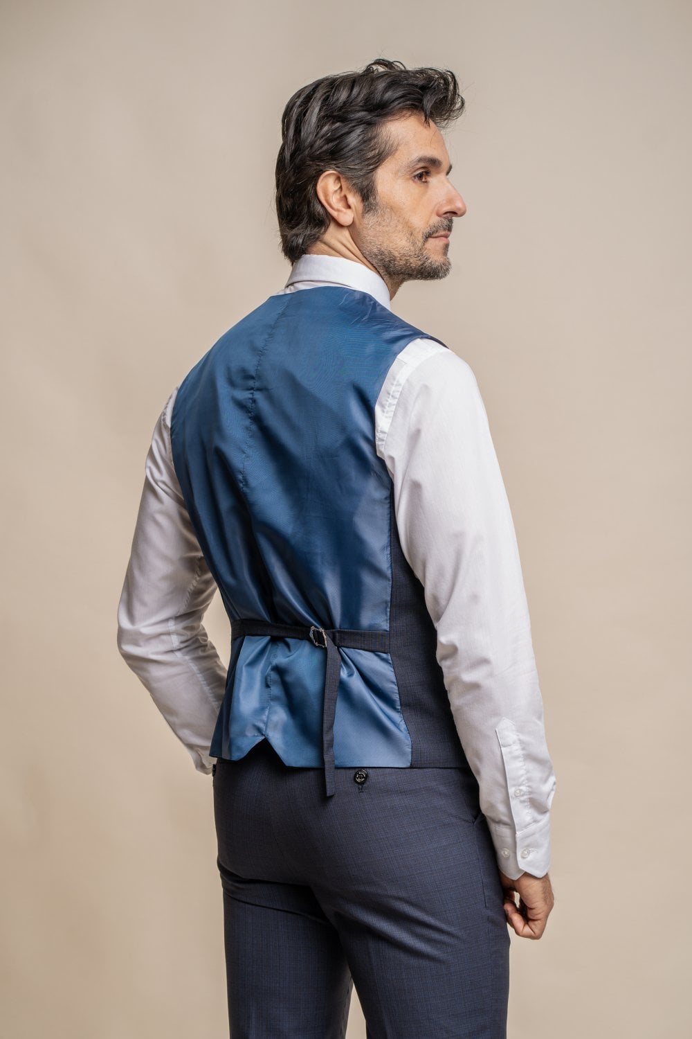 HOUSE OF CAVANI Seeba Navy Waistcoat