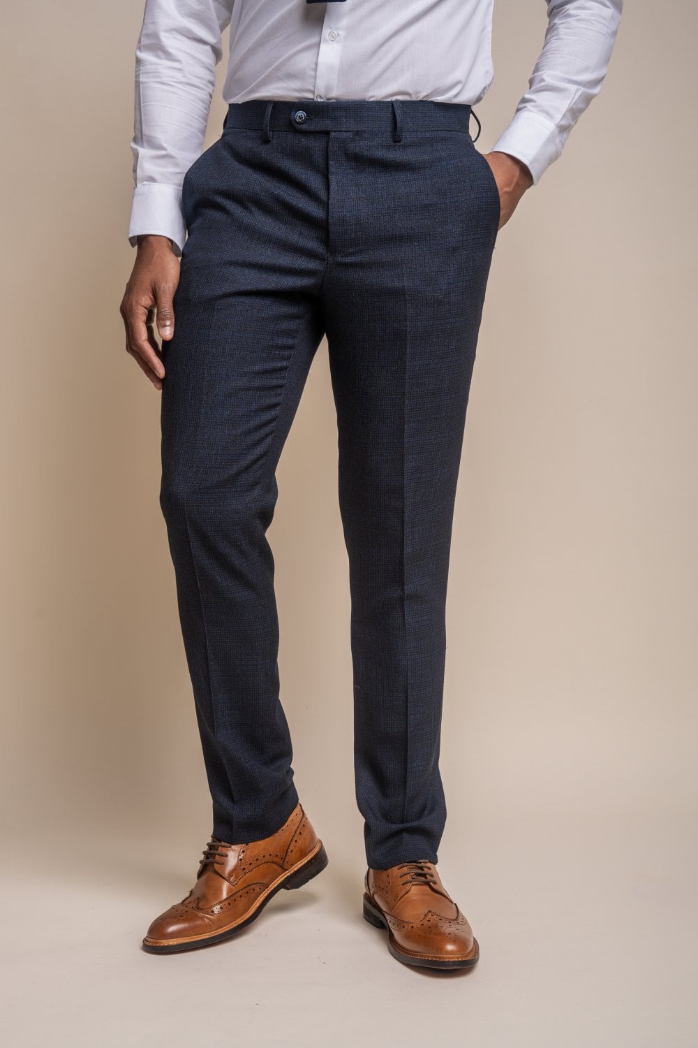 HOUSE OF CAVANI Caridi Navy Trousers