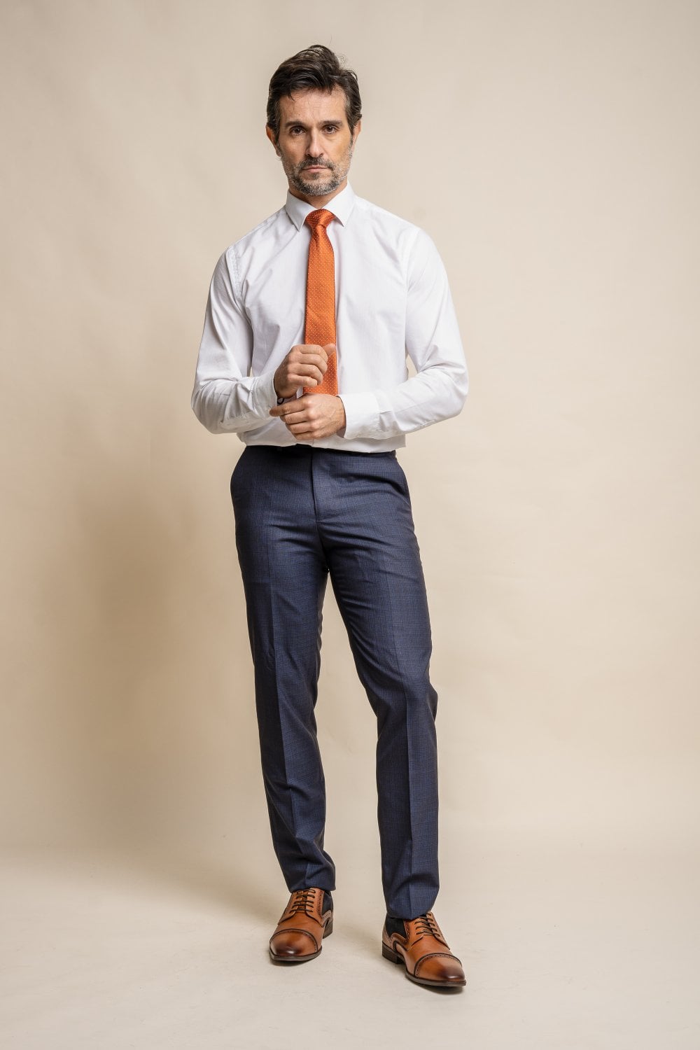 HOUSE OF CAVANI Seeba Navy Trousers