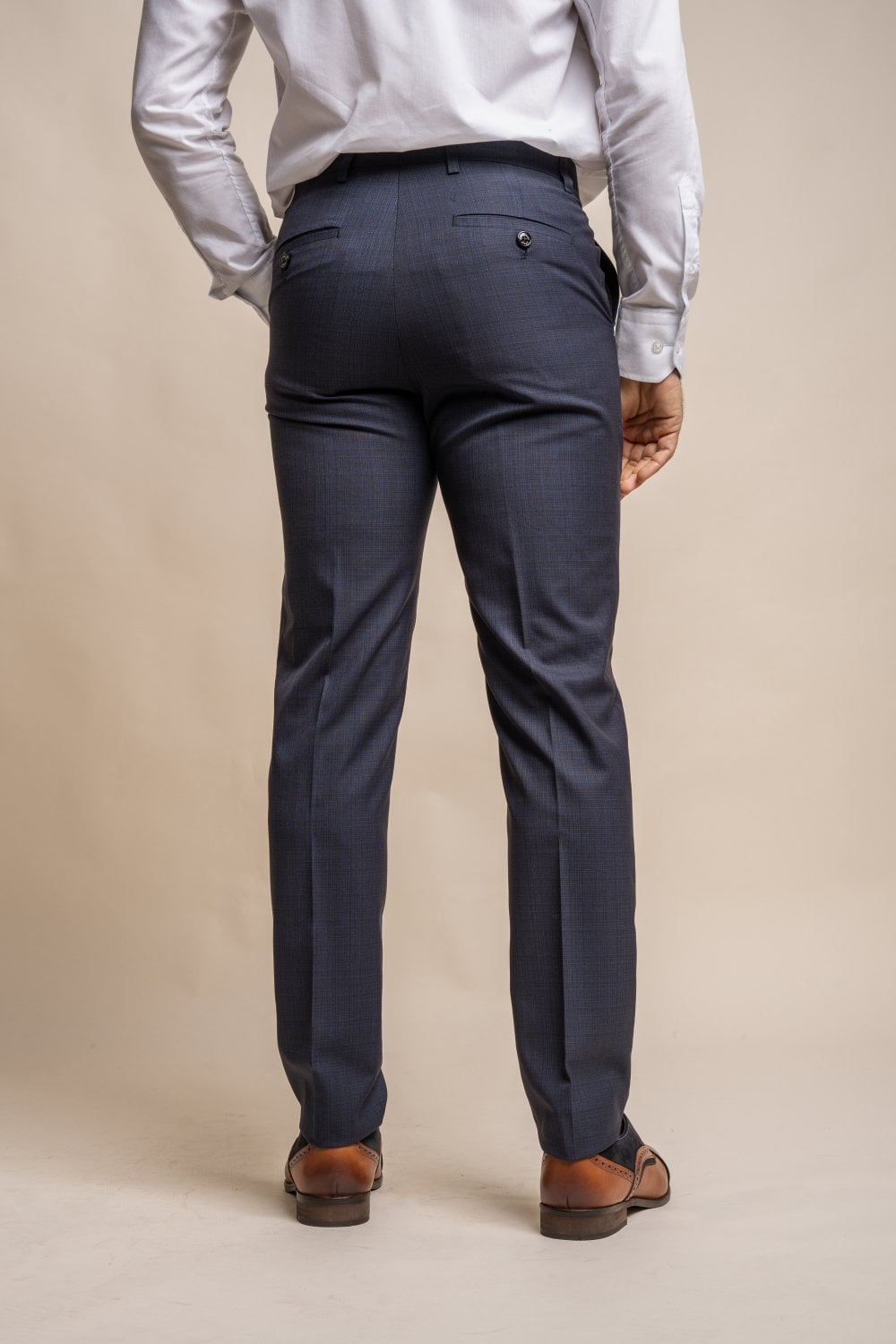 HOUSE OF CAVANI Seeba Navy Trousers