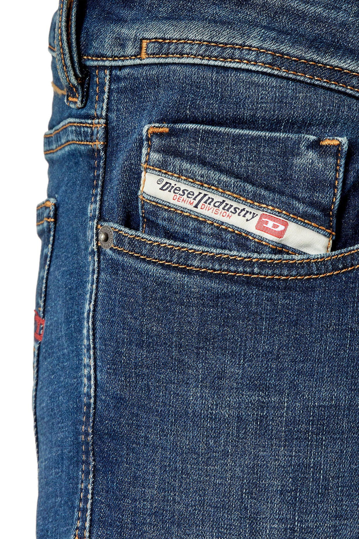 Diesel 1979 Sleenker 09E95 Skinny Dark Blue Jeans