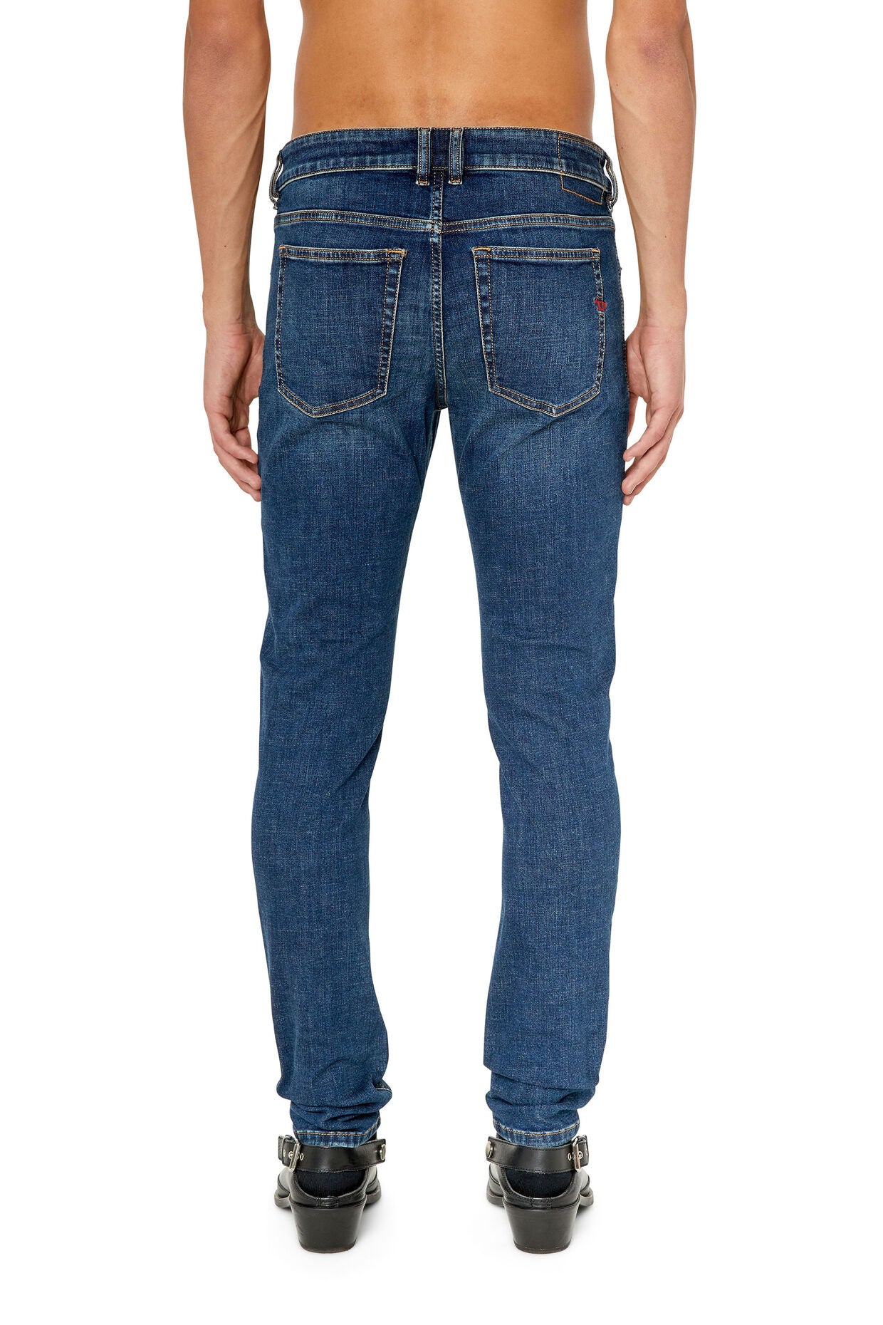 Diesel 1979 Sleenker 09E95 Skinny Dark Blue Jeans