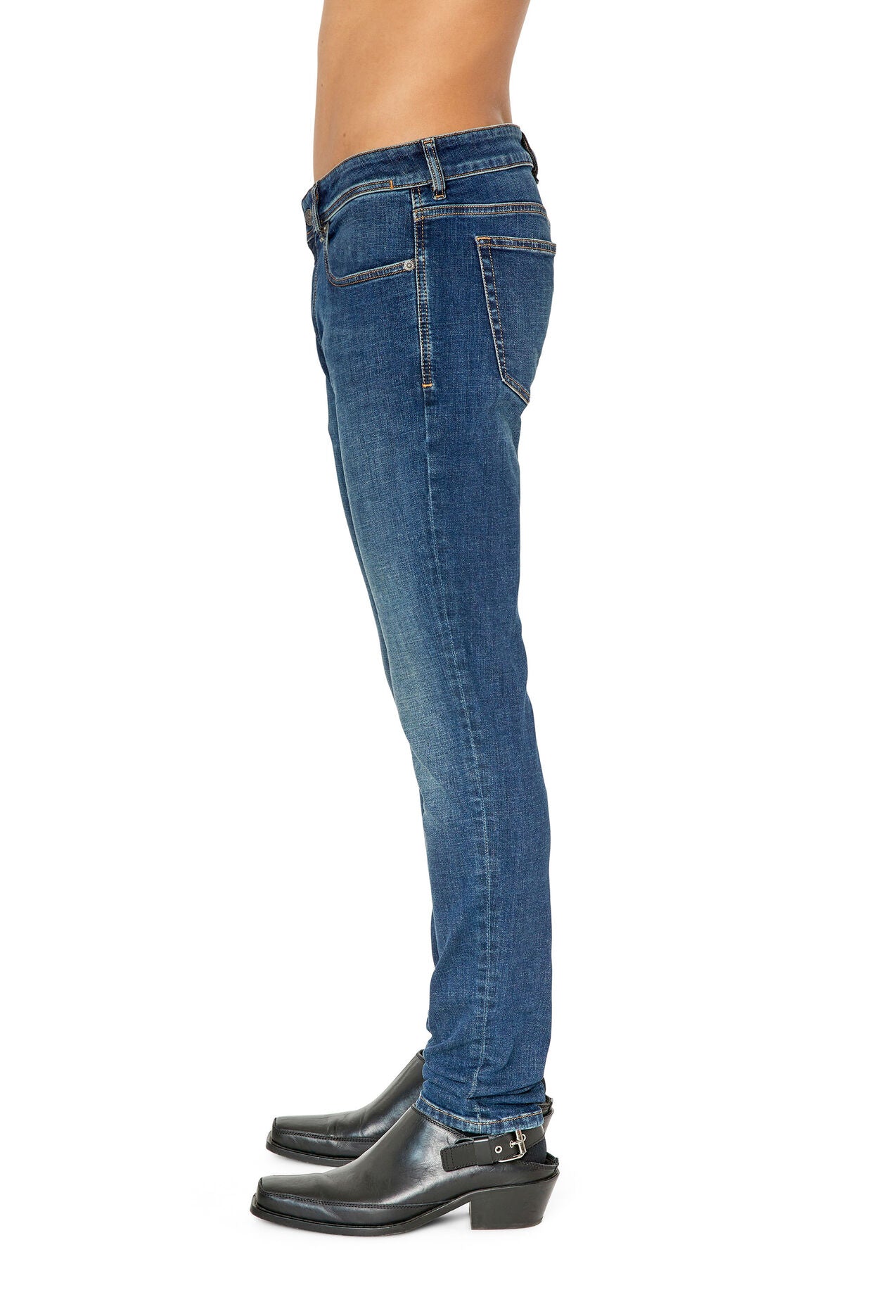 Diesel 1979 Sleenker 09E95 Skinny Dark Blue Jeans