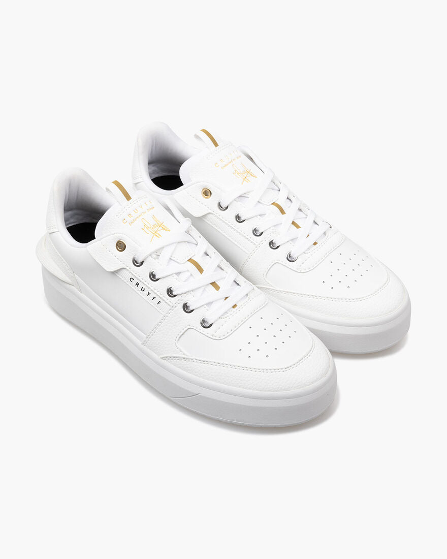 Cruyff Endorsed Tennis Sneaker Shoes White - CC233030