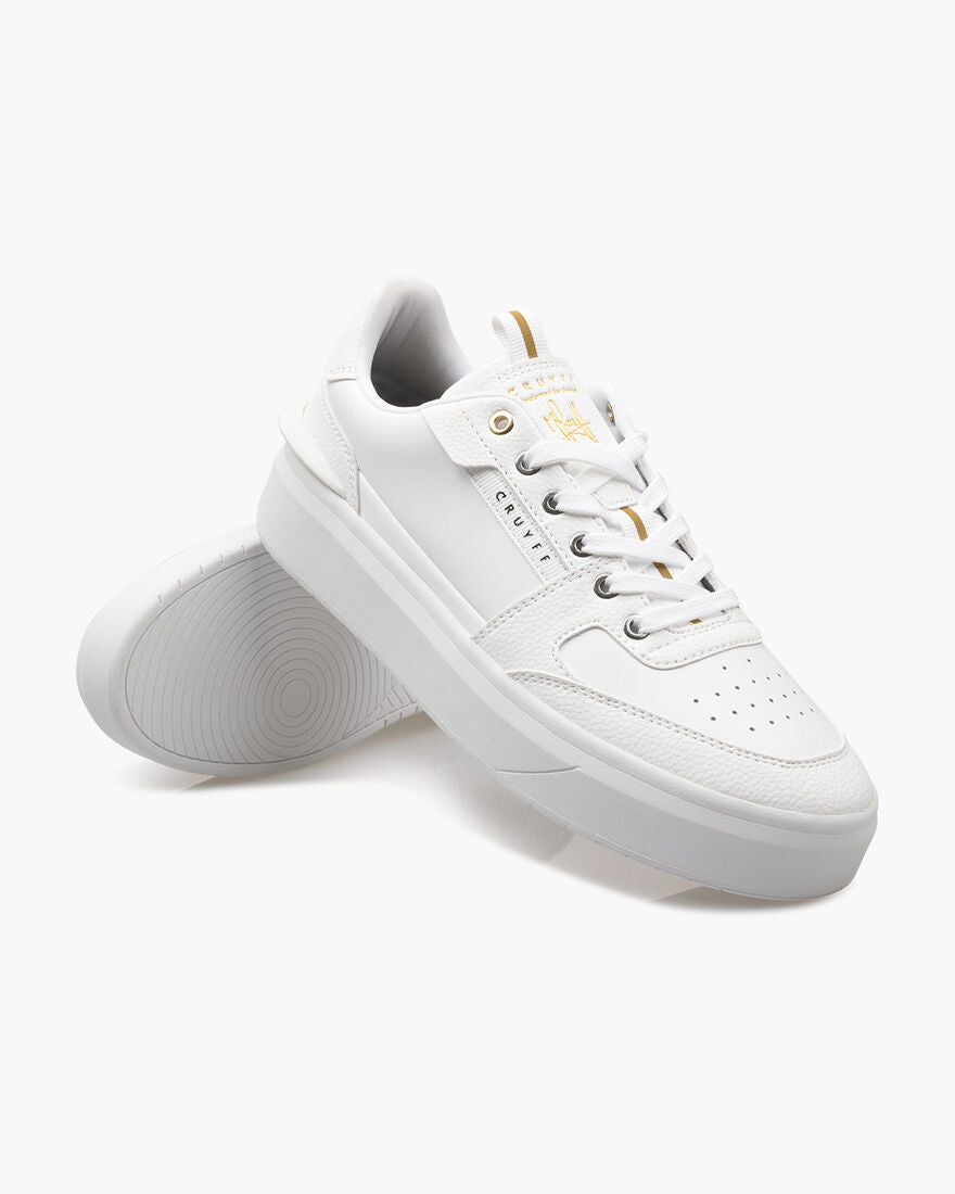 Cruyff Endorsed Tennis Sneaker Shoes White - CC233030