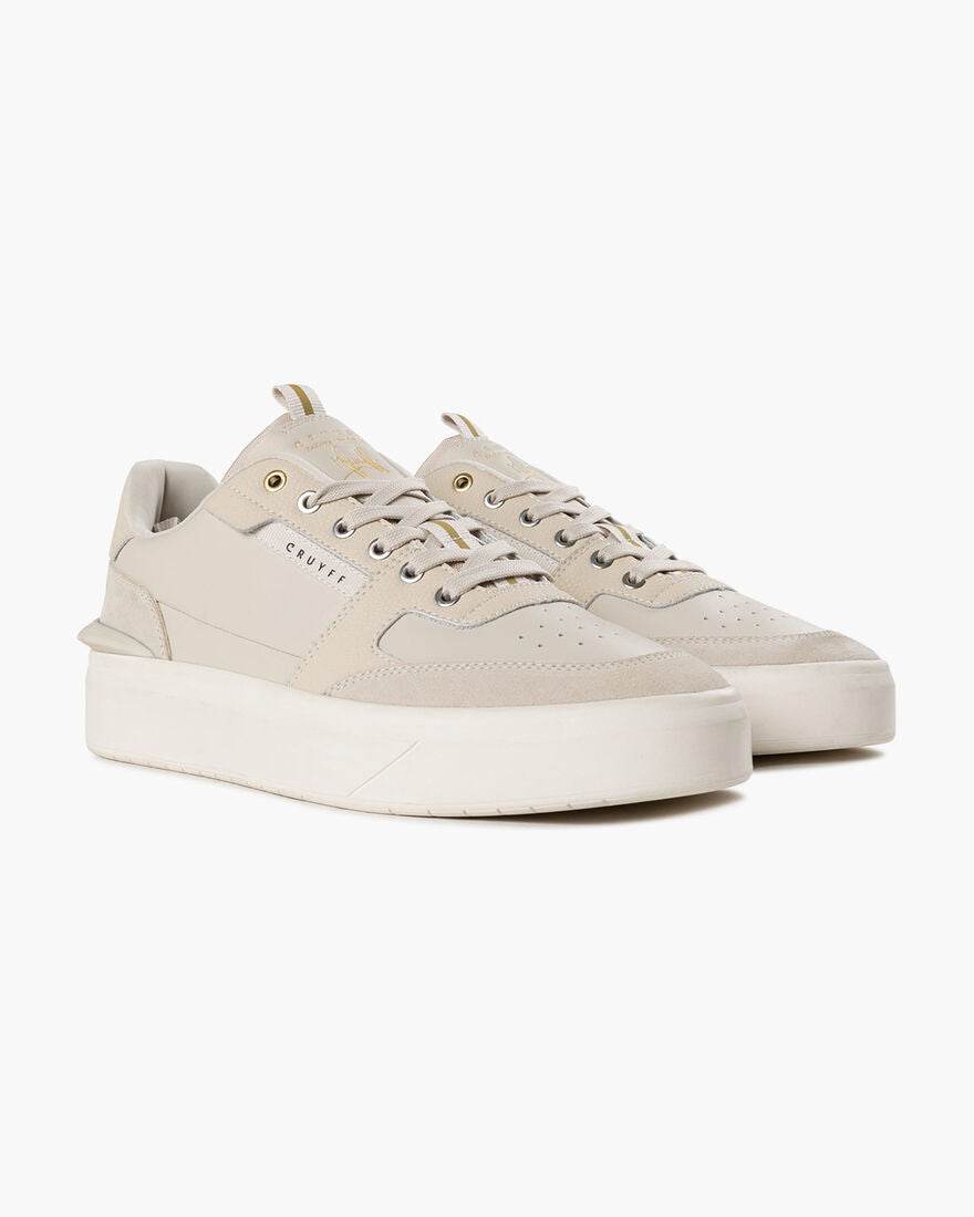 Cruyff Endorsed Tennis Sneaker Shoes Cream - CC233030