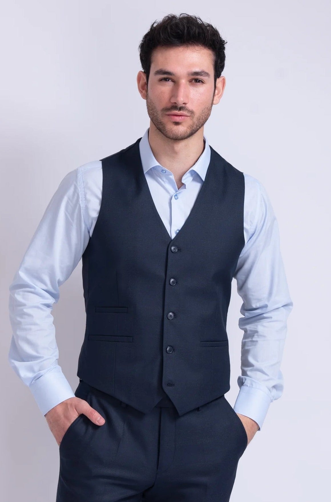 Fratelli Unity Smart Navy Waistcoat - FWC1081 #dr.kruger #drkruger #dr kruger