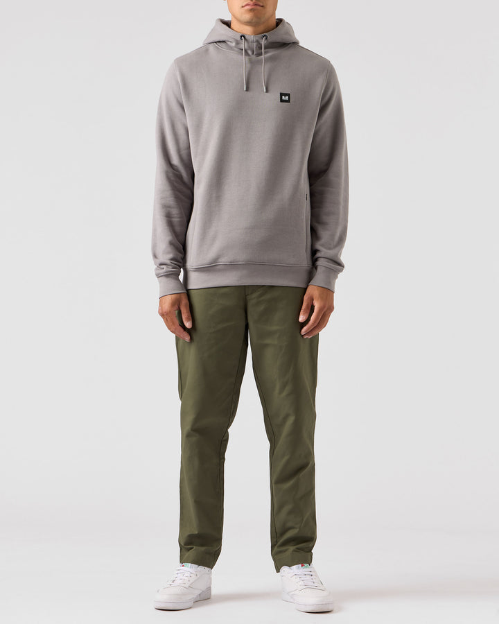 Weekend Offender Ribbe Hoodie Light Grey - HDAW2305