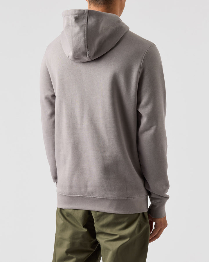 Weekend Offender Ribbe Hoodie Light Grey - HDAW2305