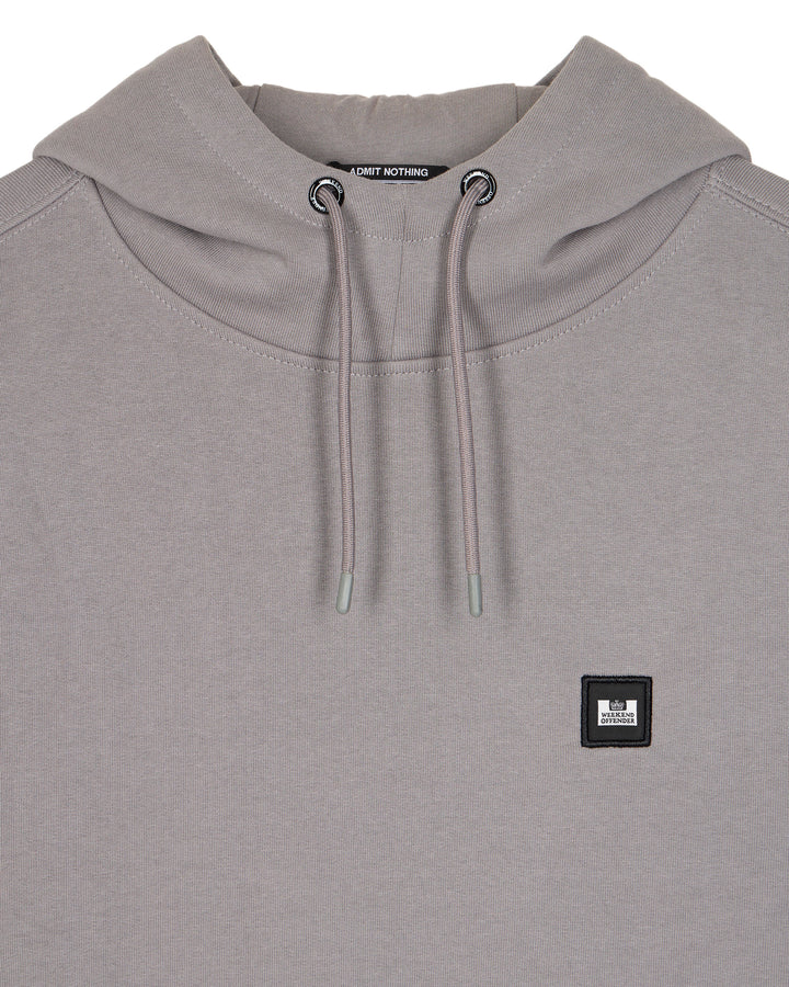 Weekend Offender Ribbe Hoodie Light Grey - HDAW2305