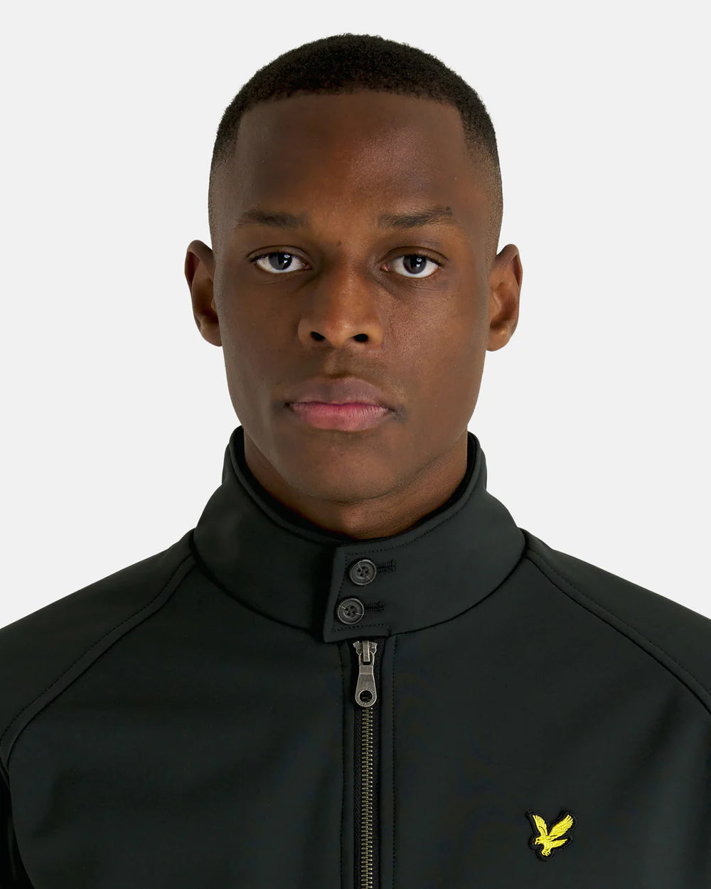 Lyle and Scott Softshell Harrington Jacket Jet Black - JK1910V