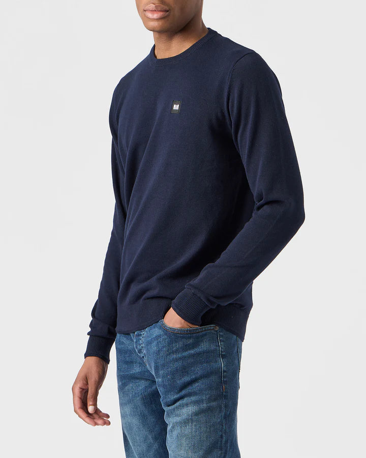 Weekend Offender Solace Knitted Sweater Navy - KWAW2310