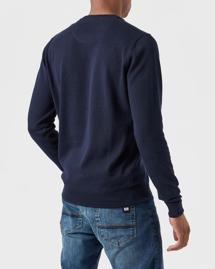 Weekend Offender Solace Knitted Sweater Navy - KWAW2310