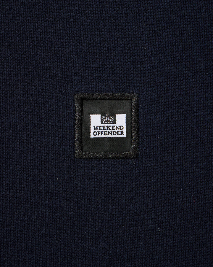 Weekend Offender Solace Knitted Sweater Navy - KWAW2310