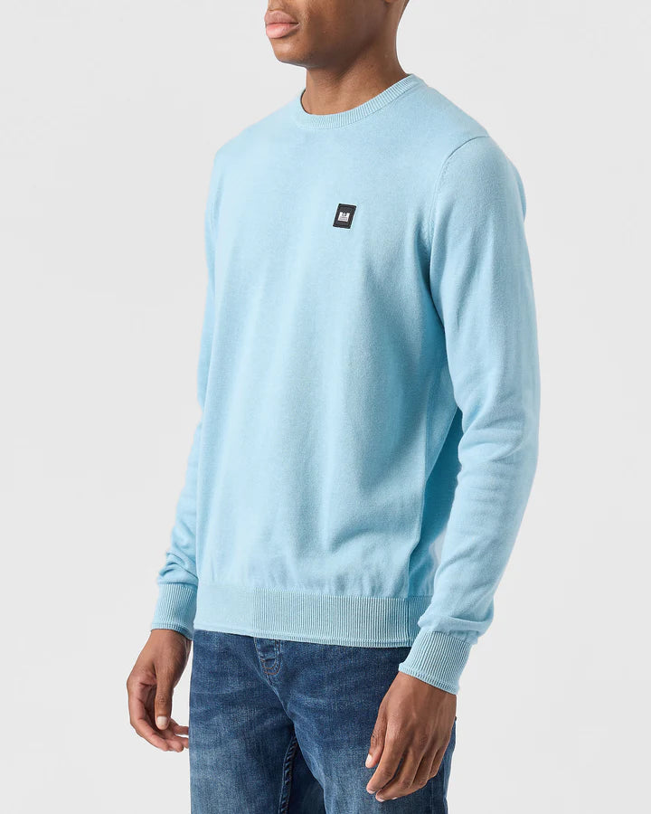 Weekend Offender Solace Knitted Sweater Winter Sky Blue - KWAW2310