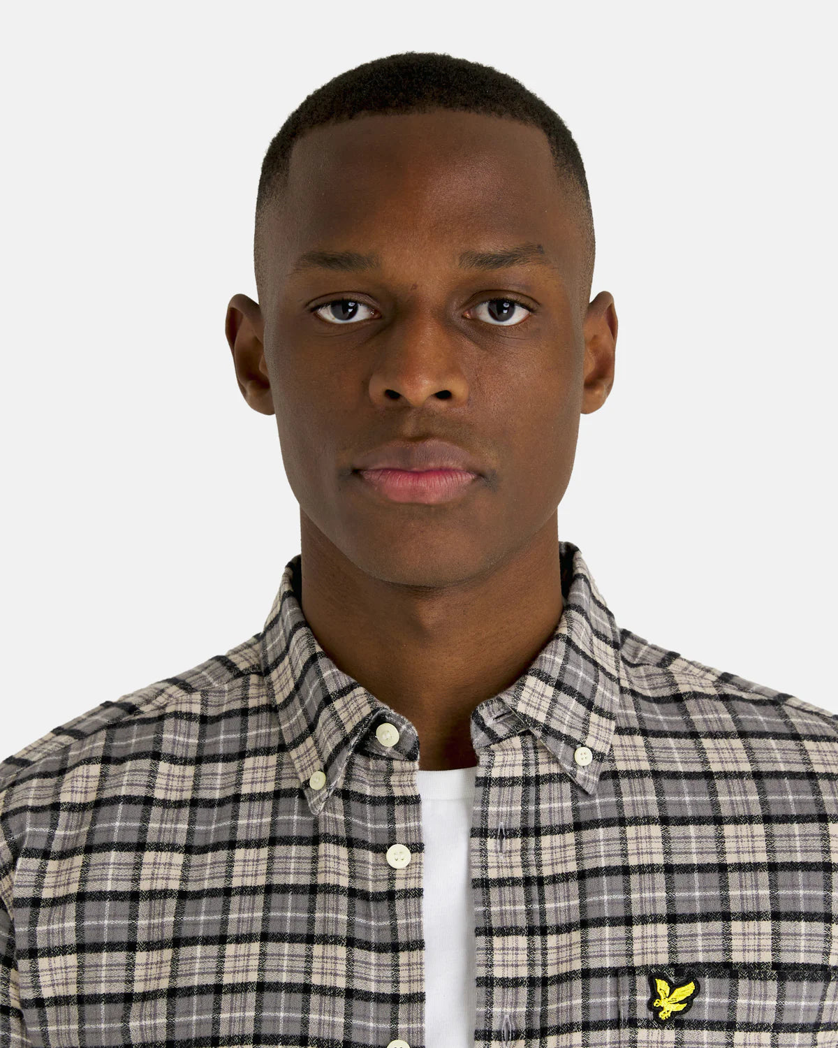 Lyle and Scott Check Flannel Shirt Cove - LW1904V