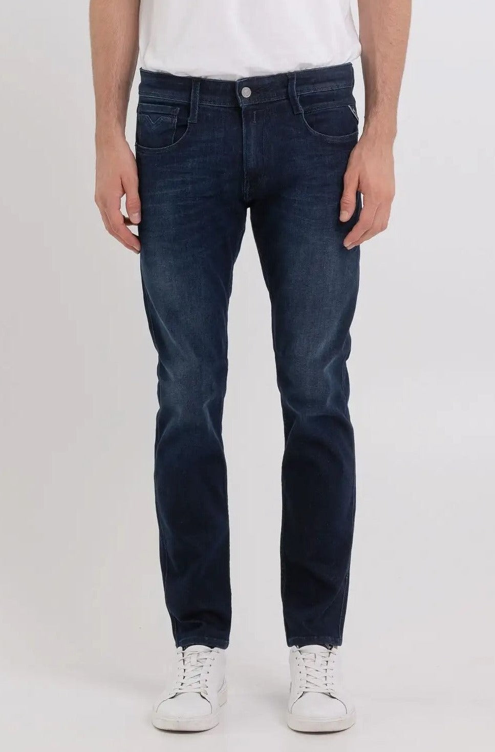 Replay Slim Fit Anbass Dark Indigo Jeans - M914Y .000.41A 300