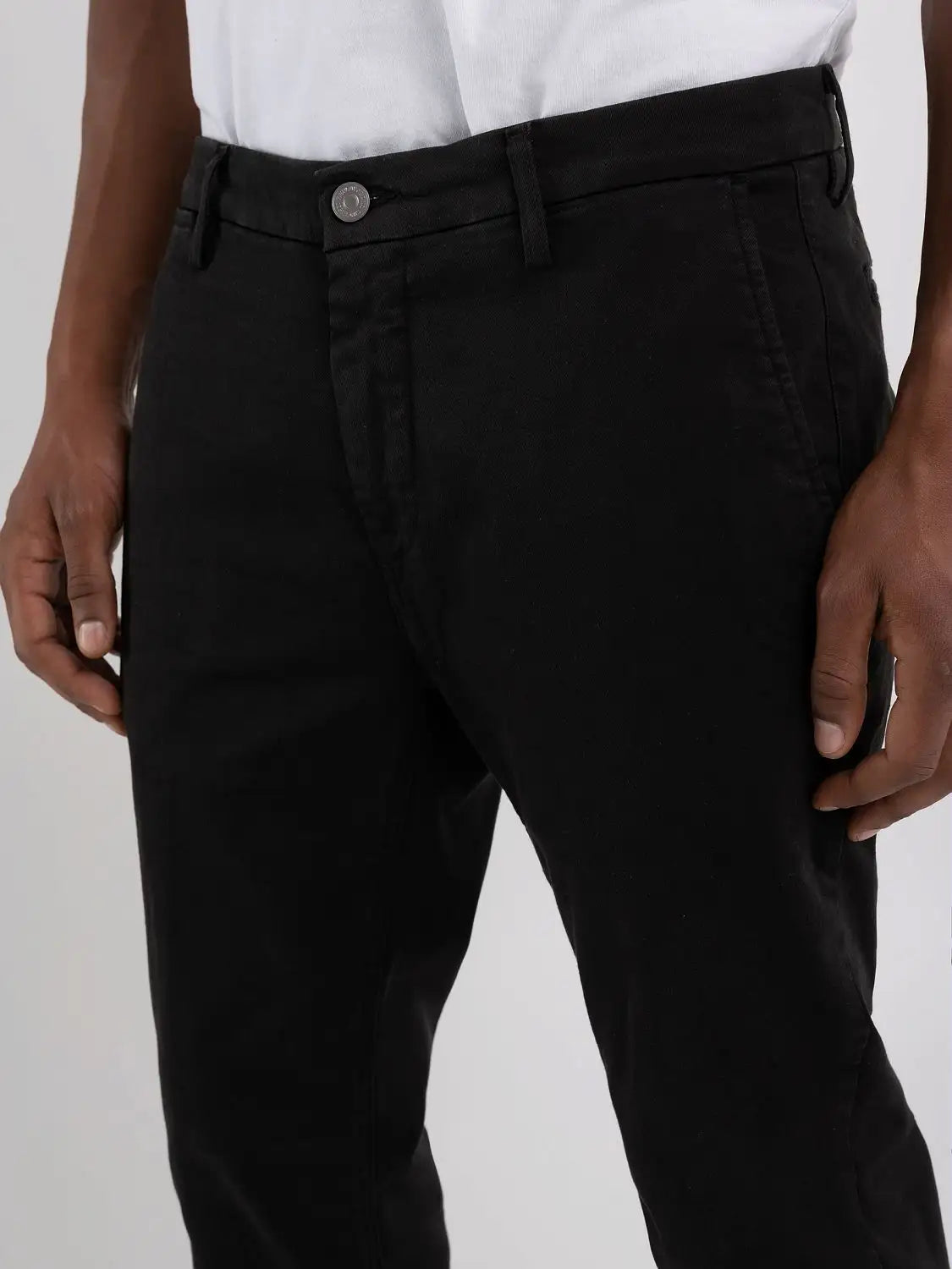 Replay Slim Fit Hyperflex X-Lite Zeumar Chino Jeans Black - M9627L.000.8366197