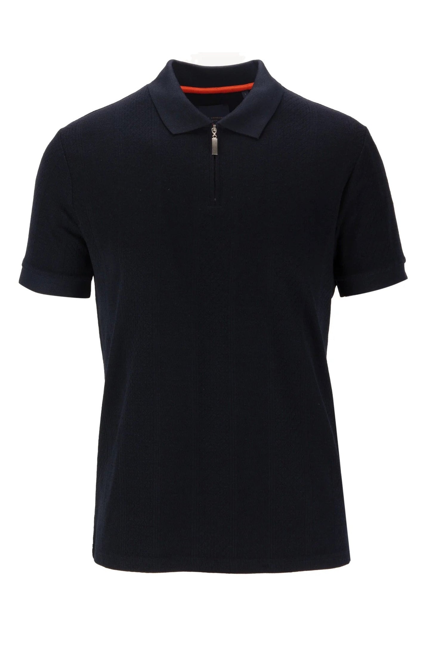 Guide London Half Zip Contrast Trim Polo SJ5635 Navy