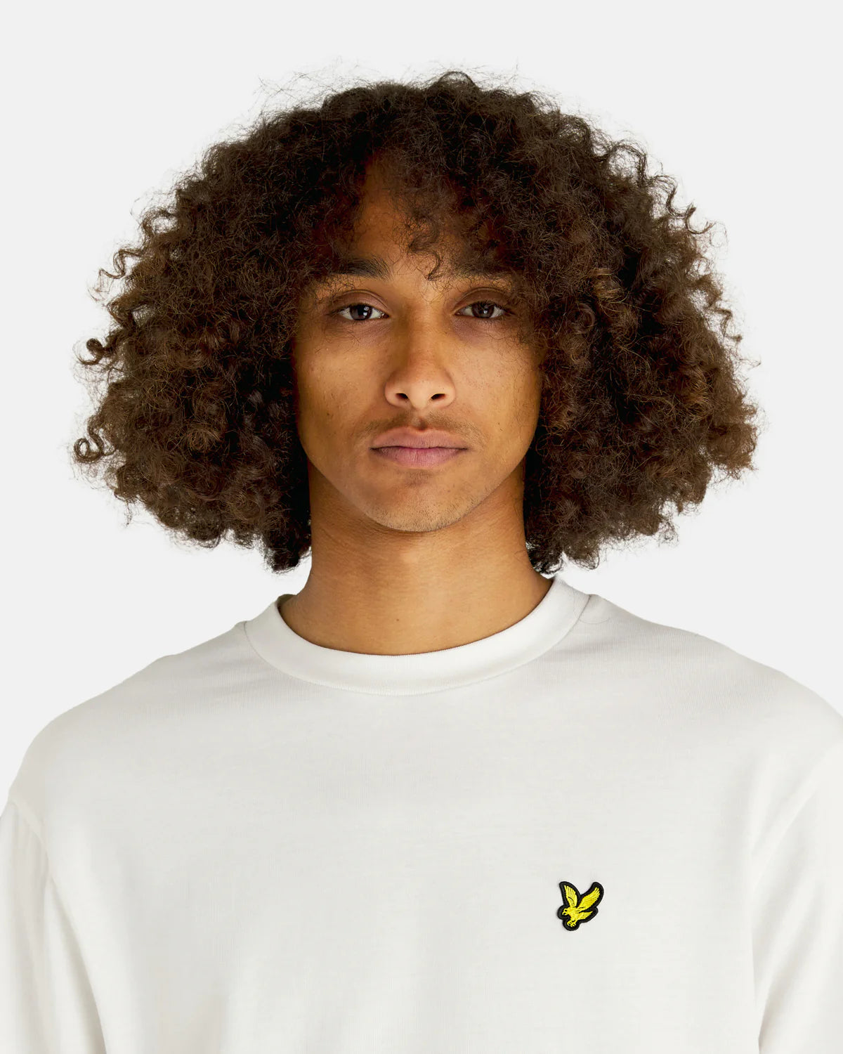 Lyle and Scott Ski Slope Graphic T-Shirt White Out - TS1921V