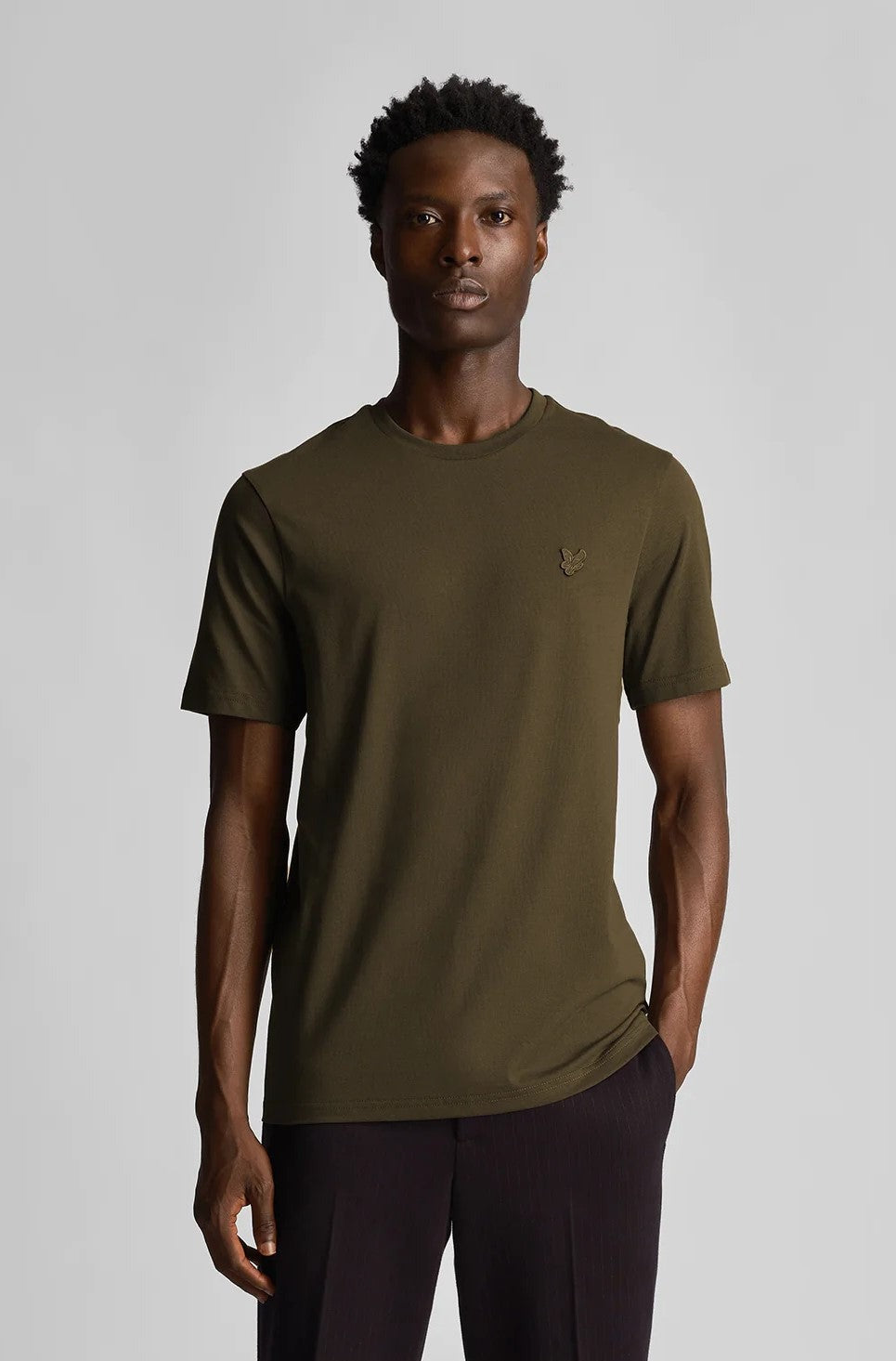 Lyle and Scott Tonal Eagle T-Shirt Olive - TS400TON