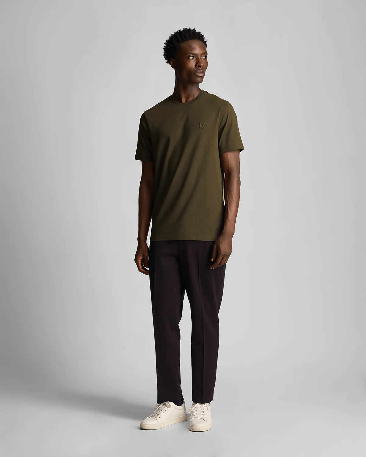 Lyle and Scott Tonal Eagle T-Shirt Olive - TS400TON