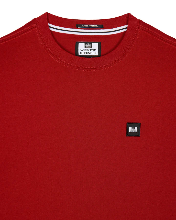 Weekend Offender Cannon Beach T-Shirt Scarlet Red - TSAW2301