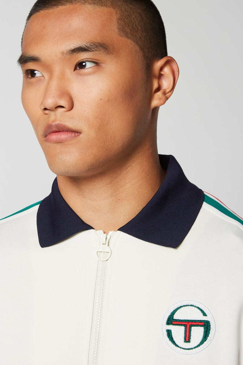 Sergio Tacchini Monte Track Jacket in Gardenia - STM27300-108 # Dr.Kruger #Dr Kruger