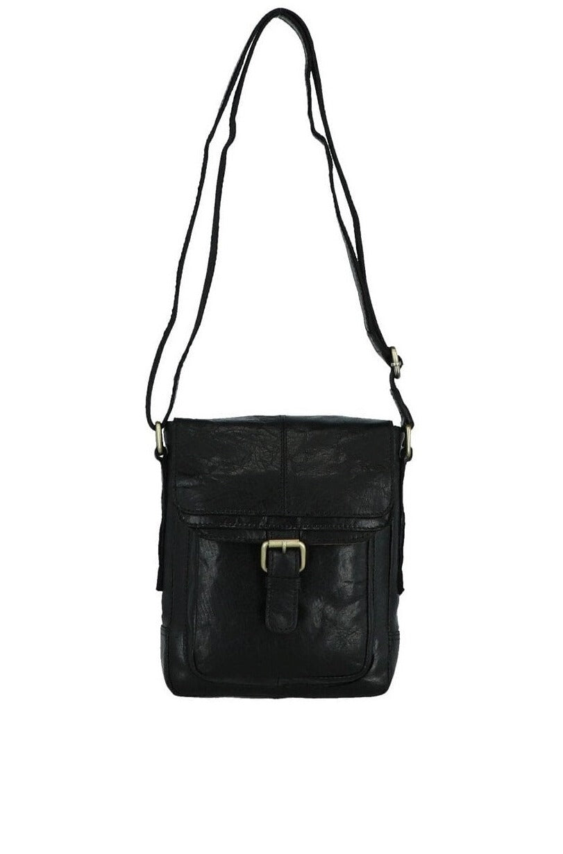 Men's small sales leather travel bag