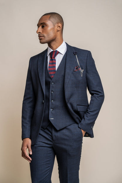 HOUSE OF CAVANI Caridi Navy Blazer