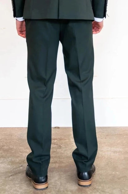 Marc Darcy Bromley Olive Slim Fit Trousers
