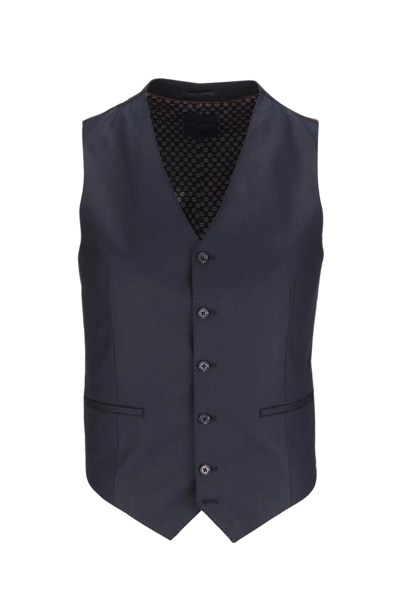 Guide London Navy Stitch Detail Waistcoat - WC3507