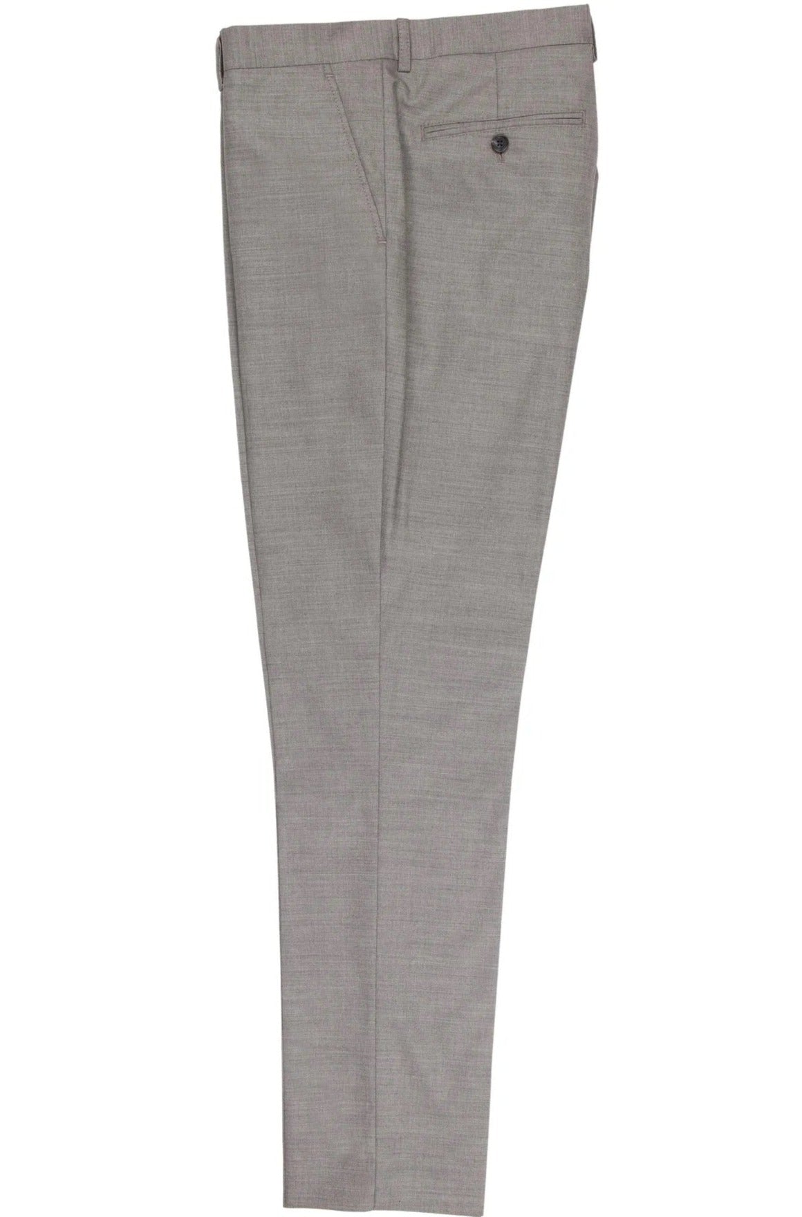Guide London Grey Stitch Detail Trousers - TR3507
