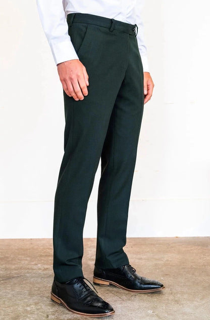 Marc Darcy Bromley Olive Slim Fit Trousers