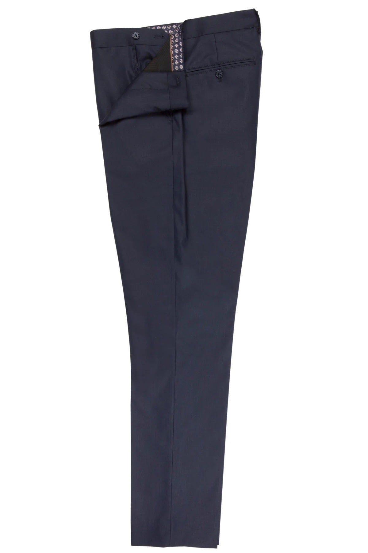 Guide London Navy Stitch Detail Trousers - TR3507