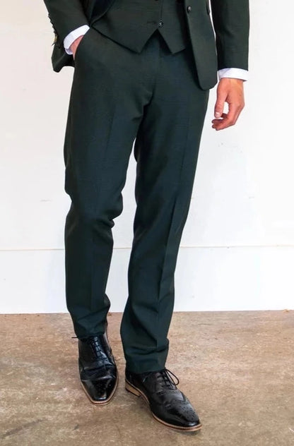 Marc Darcy Bromley Olive Slim Fit Trousers