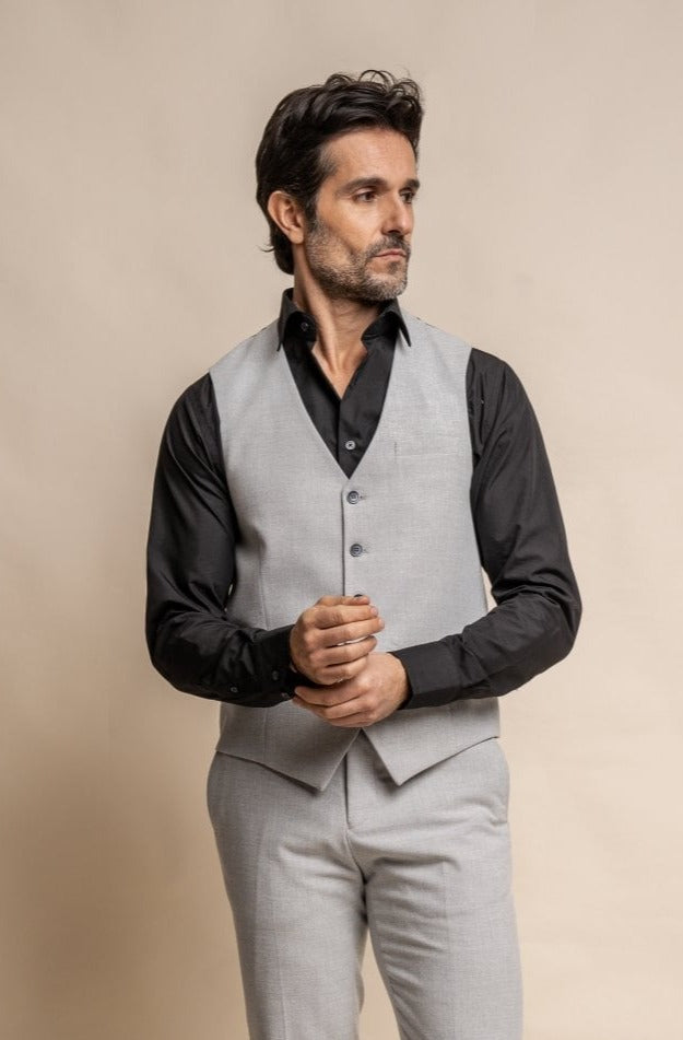 HOUSE OF CAVANI Furious Ivory Waistcoat