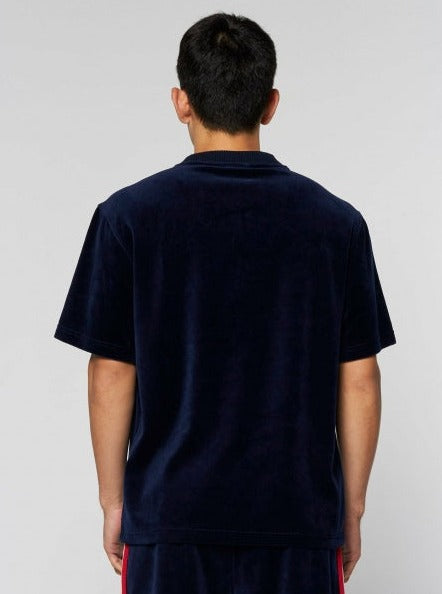 Sergio Tacchini Ivanes Crew Neck T-Shirt in Maritime Blue - STM18462-225 #dr.kruger #dr kruger #drkruger