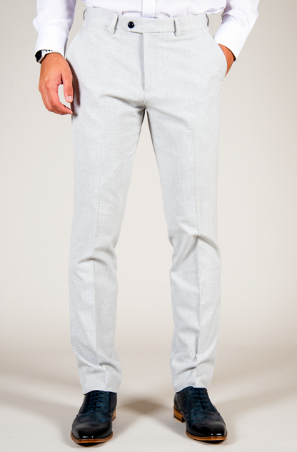 Marc Darcy Bromley Stone Slim Fit Trousers