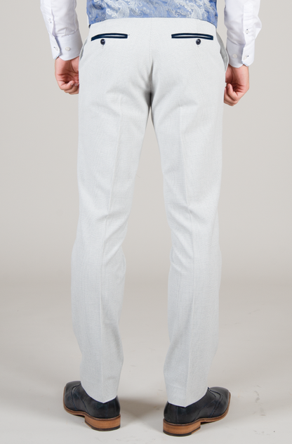 Marc Darcy Bromley Stone Slim Fit Trousers