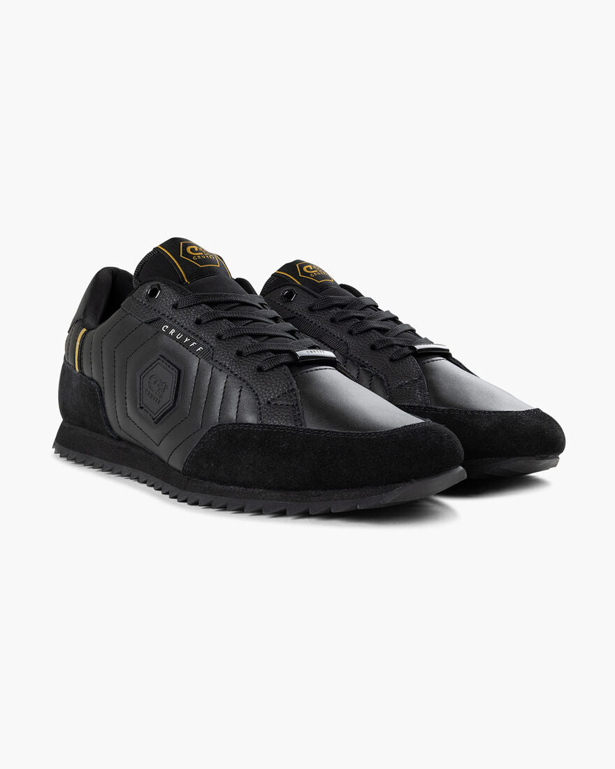 Cruyff Rezai Iconic Sneaker Black/Gold Shoes - CC233110