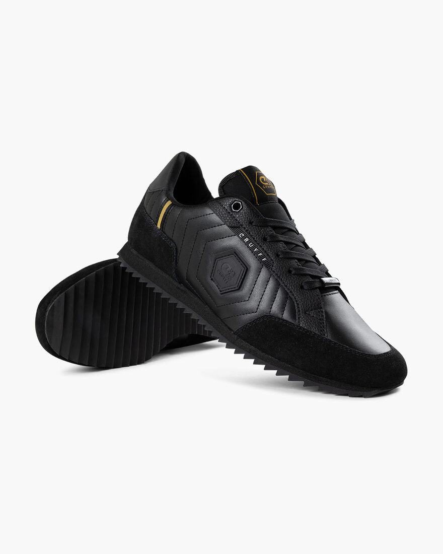 Cruyff Rezai Iconic Sneaker Black/Gold Shoes - CC233110