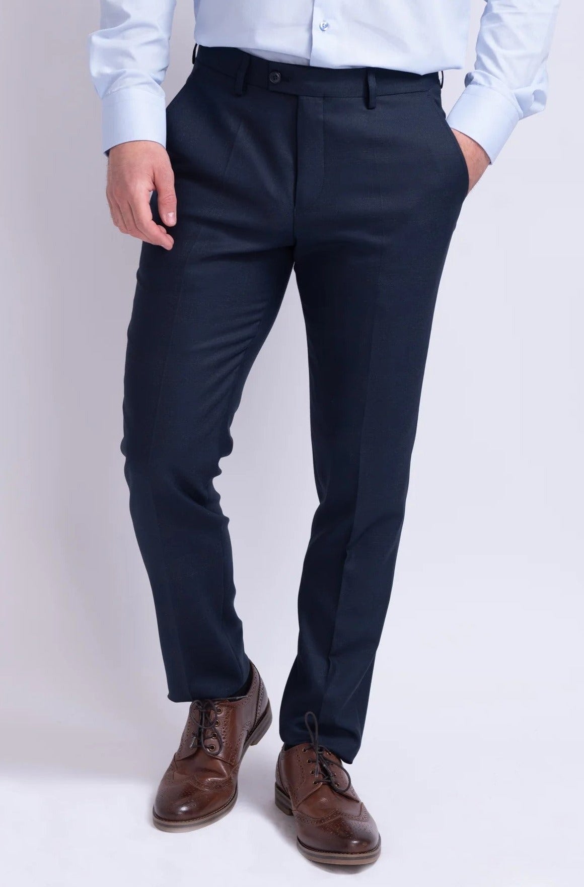 Fratelli Unity Smart Navy Trousers - FTR1081 #drkruger #dr.kruger #dr kruger