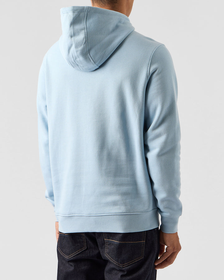 Weekend Offender Ribbe Hoodie Winter Sky Blue - HDAW2305