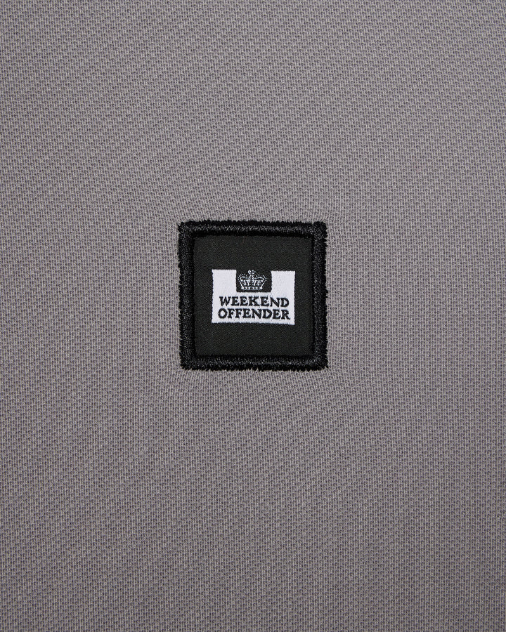 Weekend Offender Caneiros Polo Shirt Light Grey - POAW2301