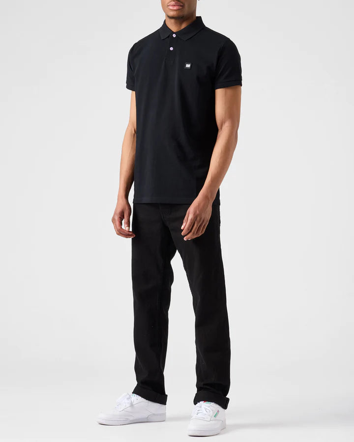 Weekend Offender Caneiros Polo Shirt Black - WOPO100