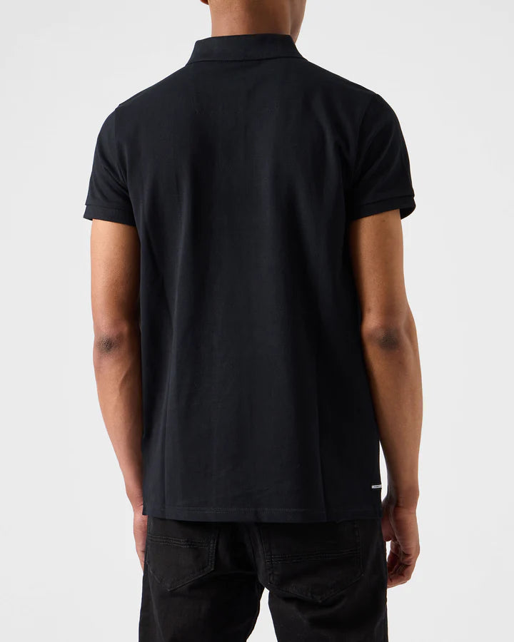 Weekend Offender Caneiros Polo Shirt Black - WOPO100