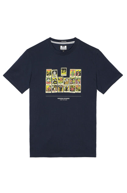 Weekend Offender Polaroids Graphic T-Shirt Navy - PTAW2313