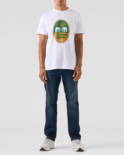 Weekend Offender Chang Graphic T-Shirt White - PTAW2304