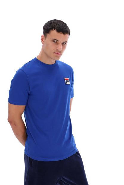 Fila Rogan Large Logo T-Shirt in Surf the Web - FW23MH049-490 #drkruger #dr.kruger #dr kruger